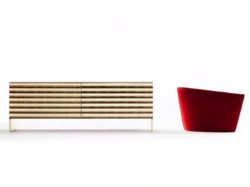 OTTIMISTA - Sideboard with coplanar doors by ERBA ITALIA - view 3